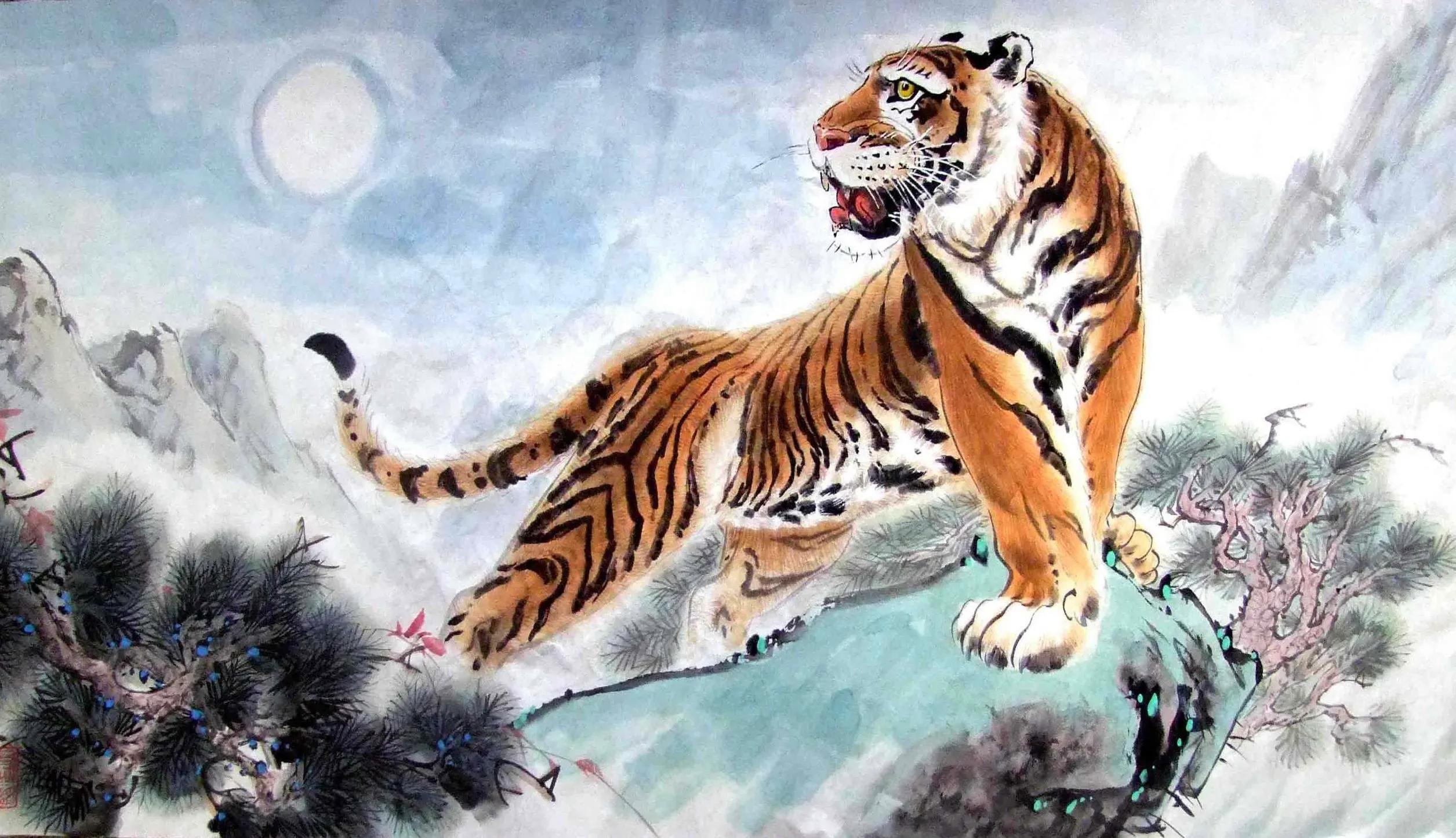 虎年最佳春联书法,兔年春联中英文互译