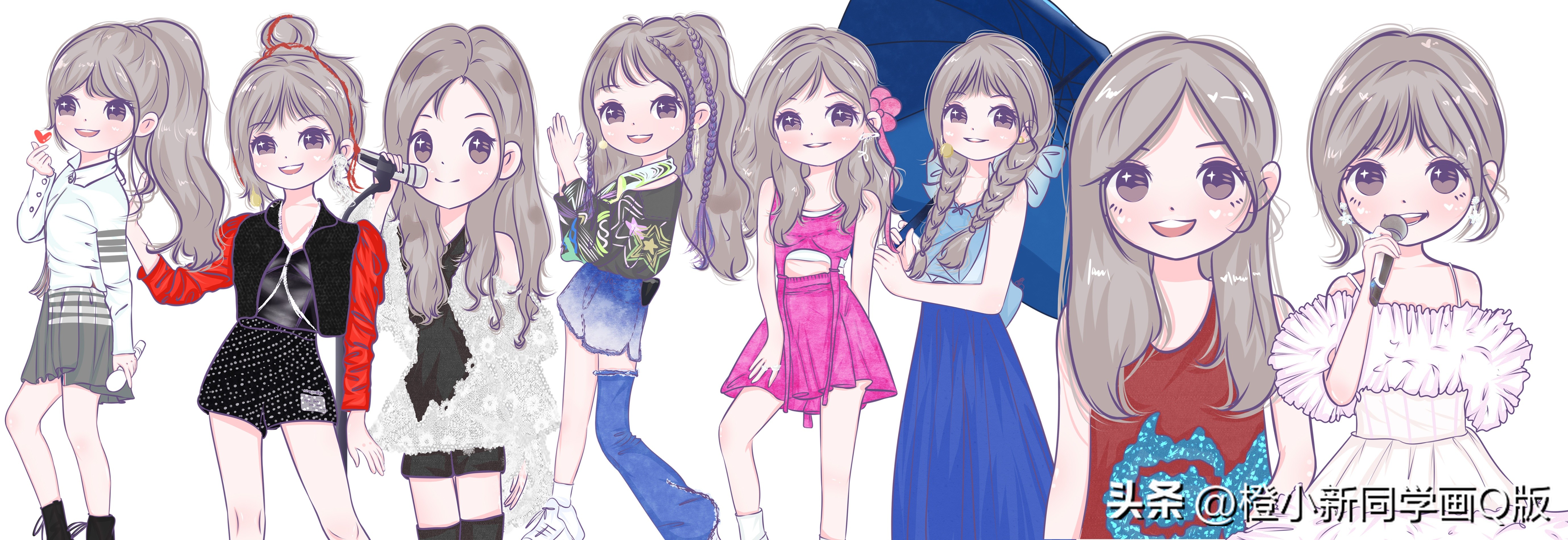 王心凌乘风破浪3公演,王心凌q版