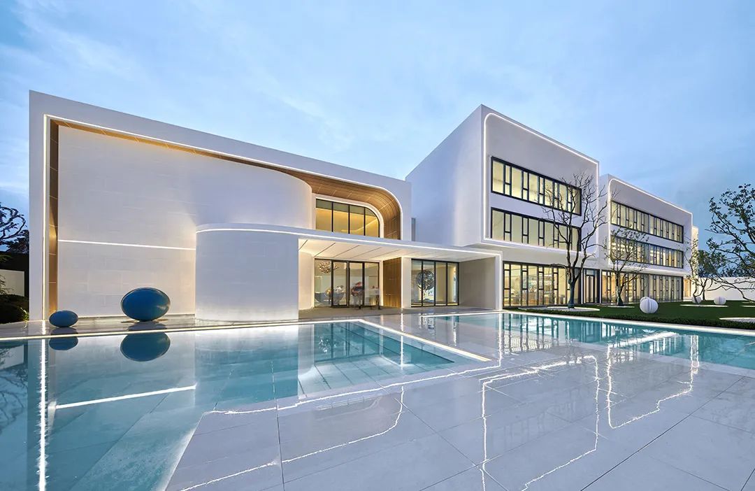 斜切转角楼梯立面施工图,建筑立面效果设计处理手法