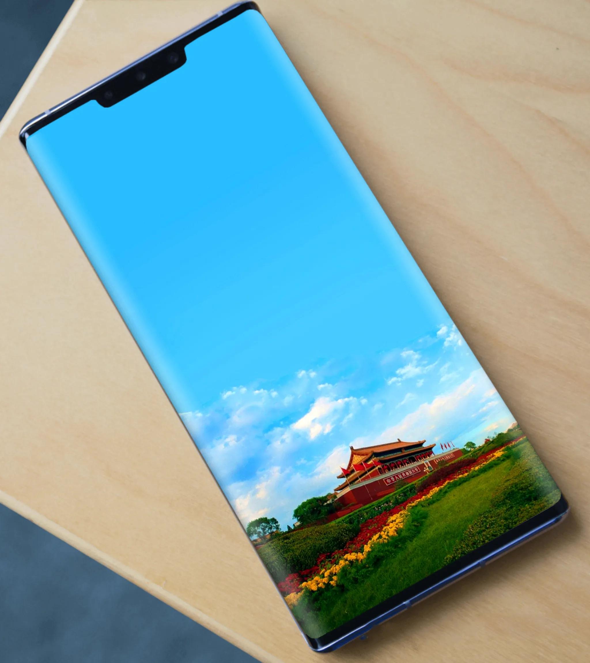 草原蓝天白云超清大自然手机壁纸,手机曲屏经典蓝天白云风景壁纸