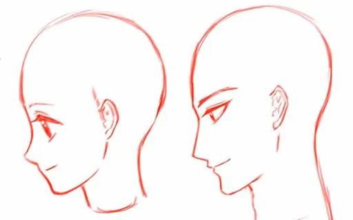 怎么画漫画人物的侧脸轮廓,零基础学画漫画人物侧脸