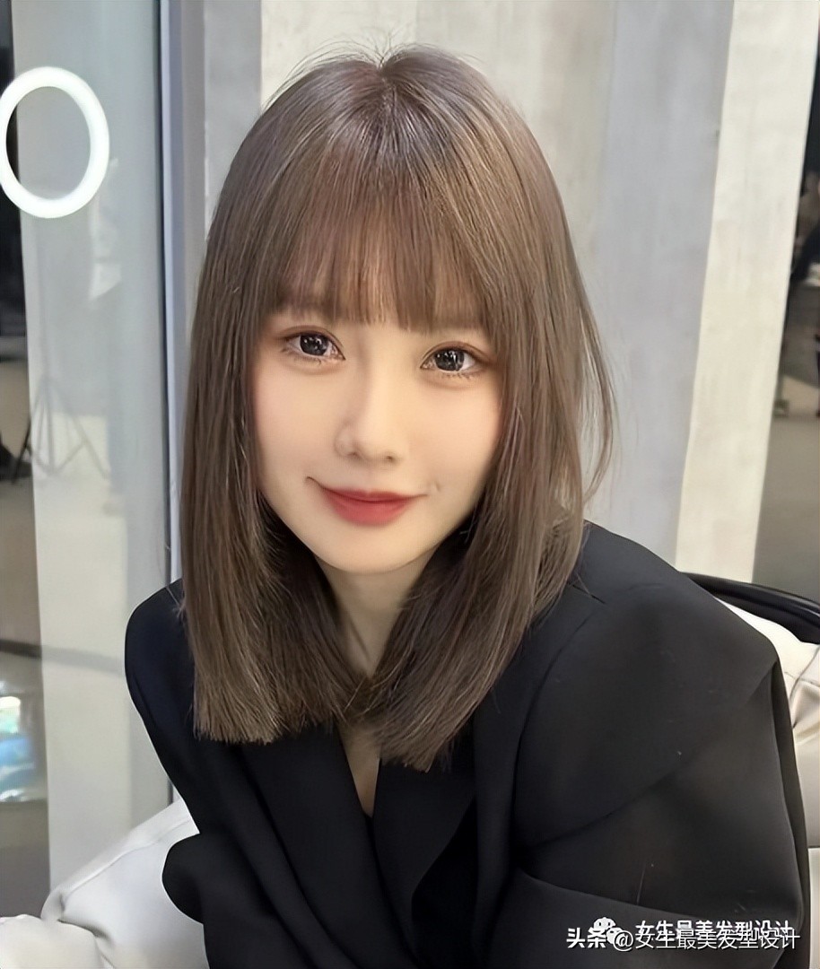 高冷齐肩发又酷又飒图片,超a超飒的女生齐肩短发