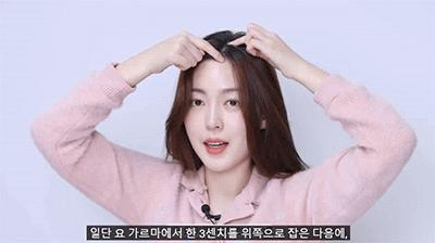 如何扎出女明星显脸小的高马尾,直刘海如何梳高马尾显脸小