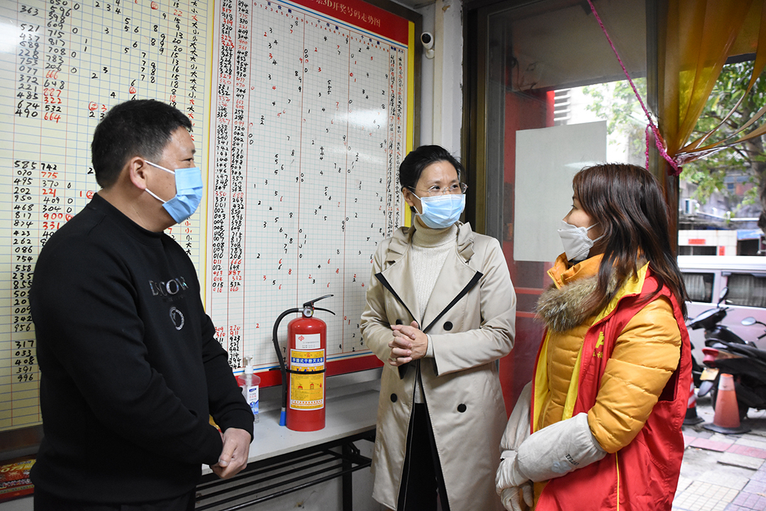 江门福彩开展2023年春节慰问销售场所活动