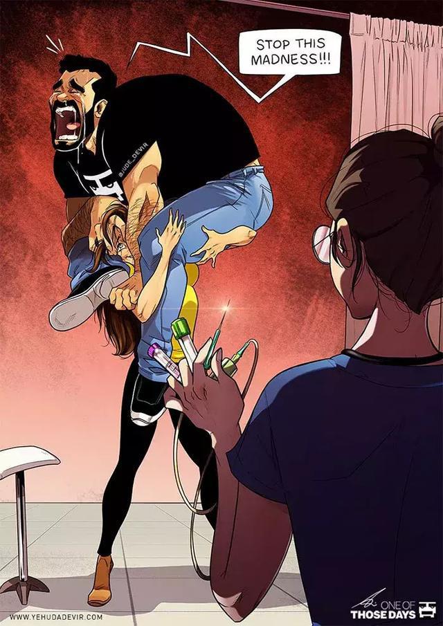 用插画记录生活,糙汉插画完整版