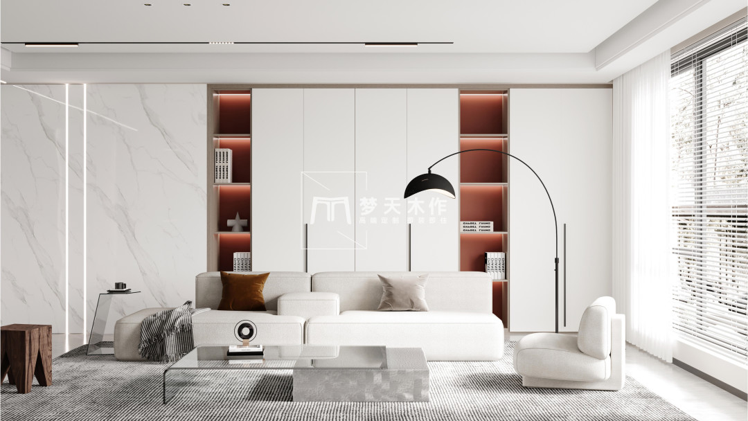 书柜精选设计你学会了吗,原木风书柜定制设计