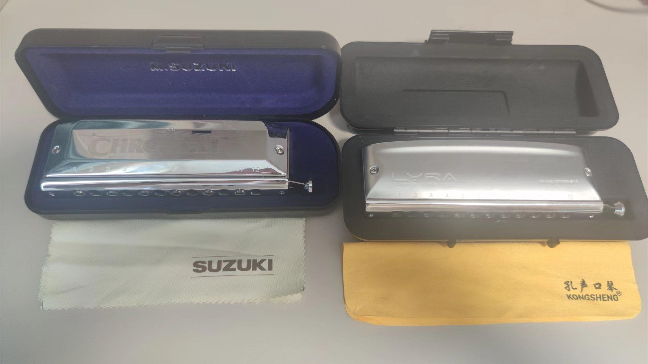 铃木口琴10口入门款,铃木口琴24孔复音推荐