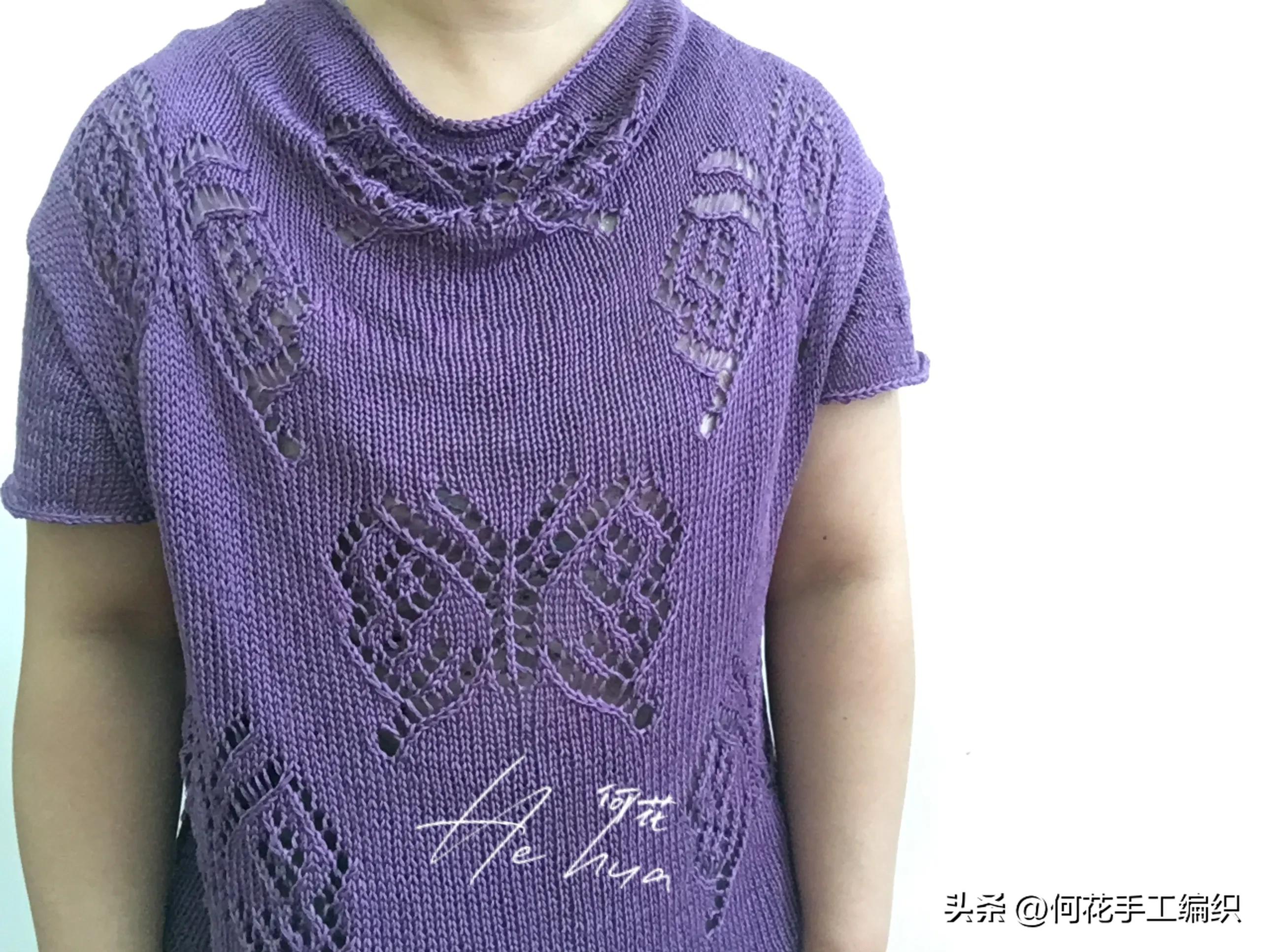 蝶恋毛衣编织视频,蝴蝶结红色毛衣