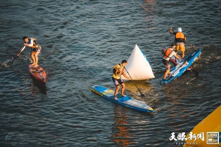 全国百余名选手乘风破浪桨动黔南