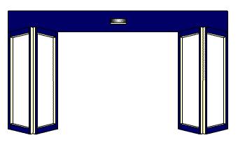 折叠门推拉门,什么是折叠门的尺寸