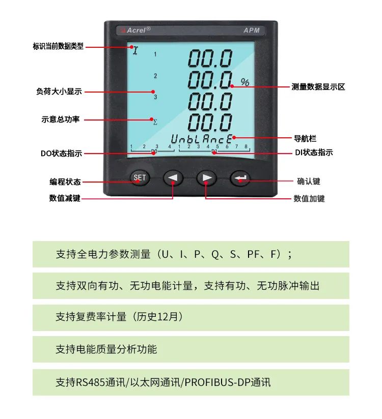 安科瑞电力仪表接线图,安科瑞apm800电力仪表