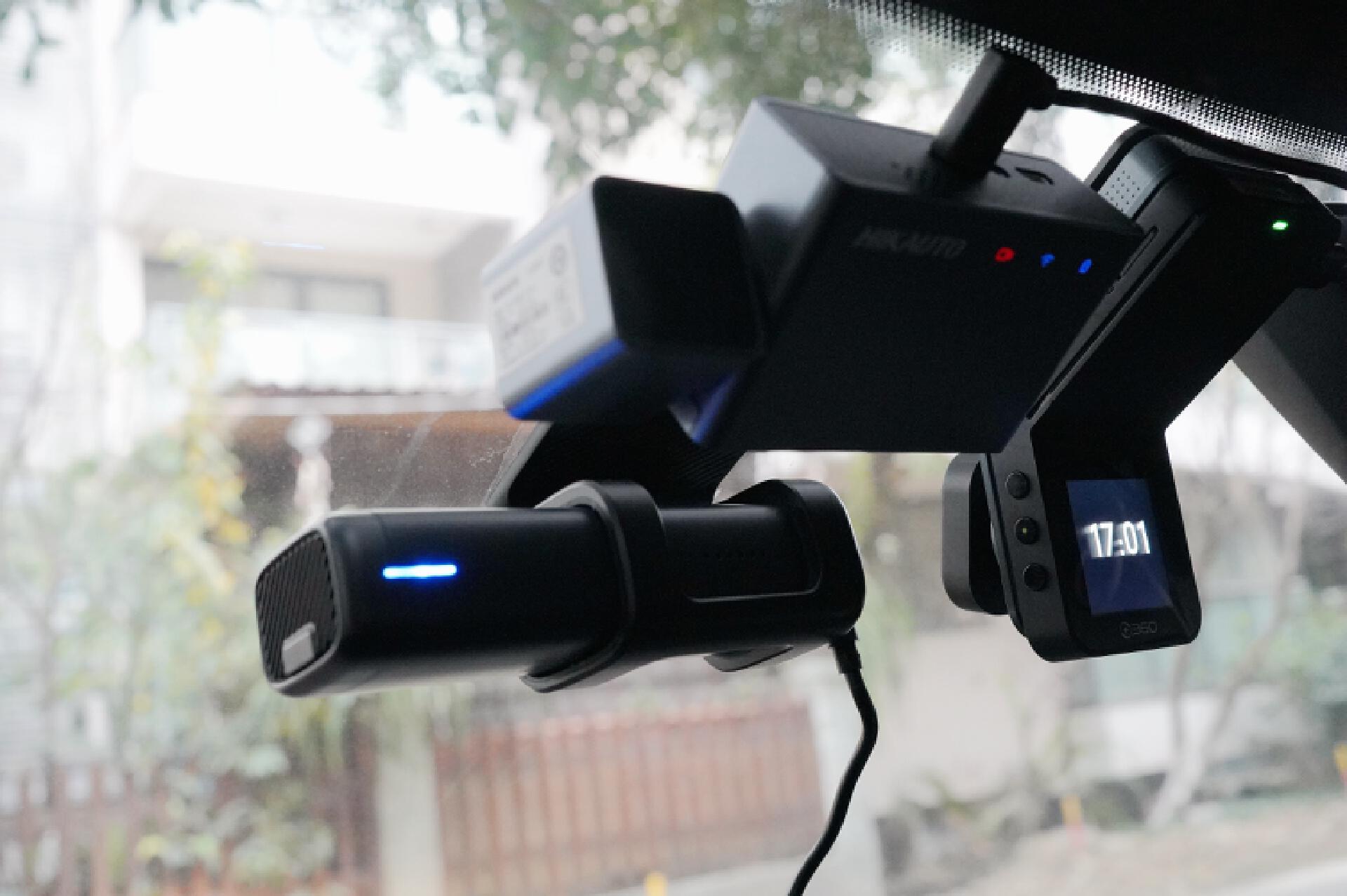 盯盯拍mini5和海康威视c6pro,360行车记录仪g3003k对比海康威视