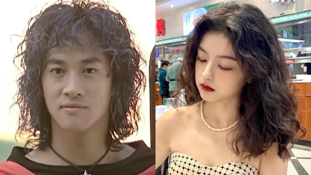 适合长脸窄的过新年发型,又可爱又不显脸大的披着头的发型