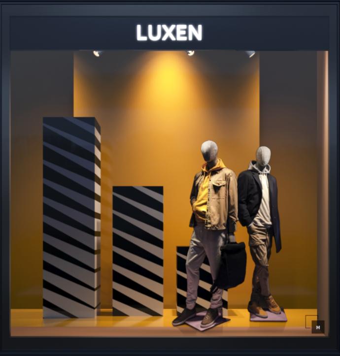 这样精美的室内橱窗竟然是贴图——exr透视贴图将颠覆你的认知