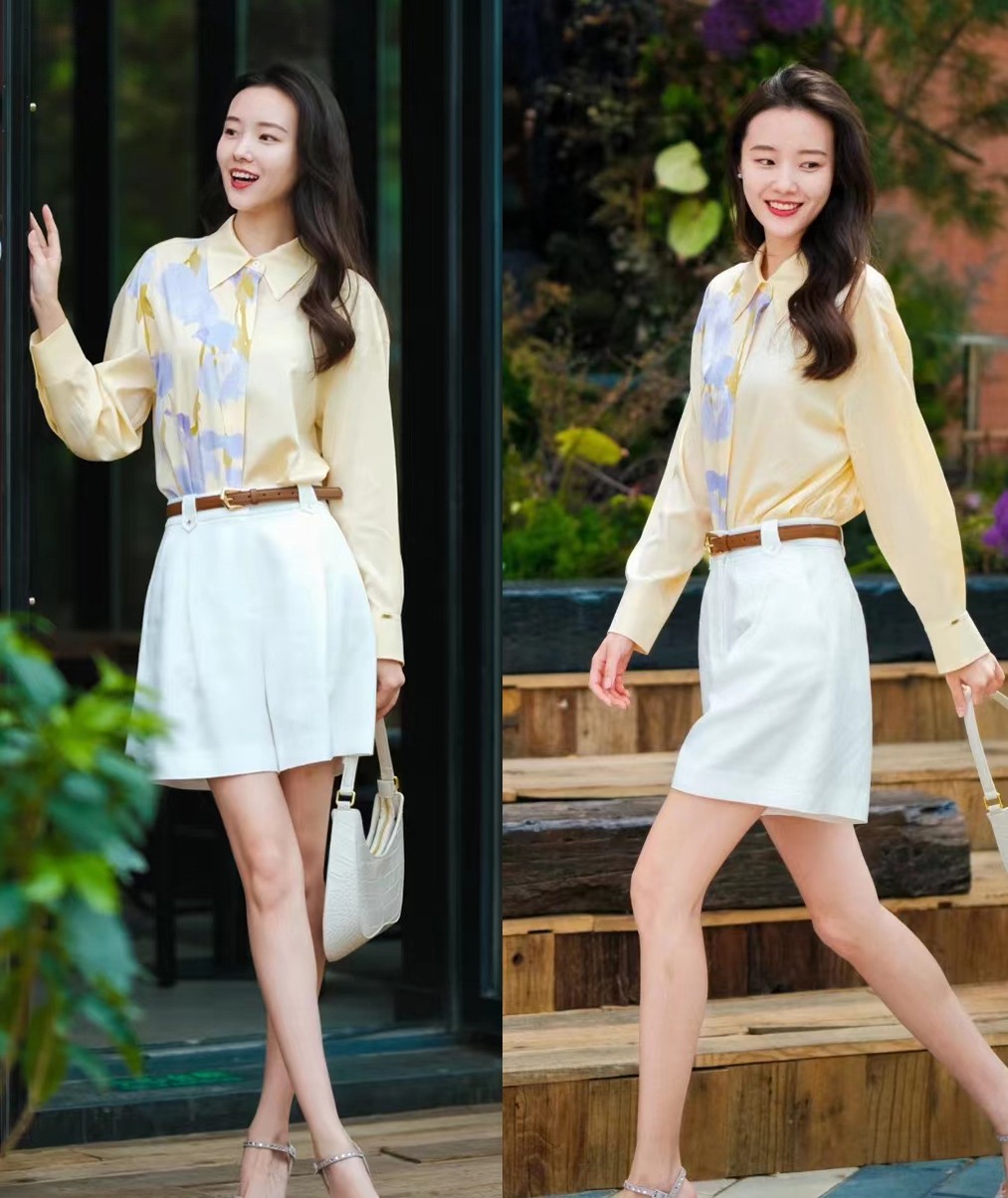 衬衫高级感轻奢几种穿搭,衬衫怎么穿好看又有范