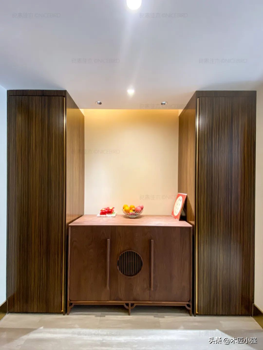 胡桃木极简大平层,北京180平大平层4房