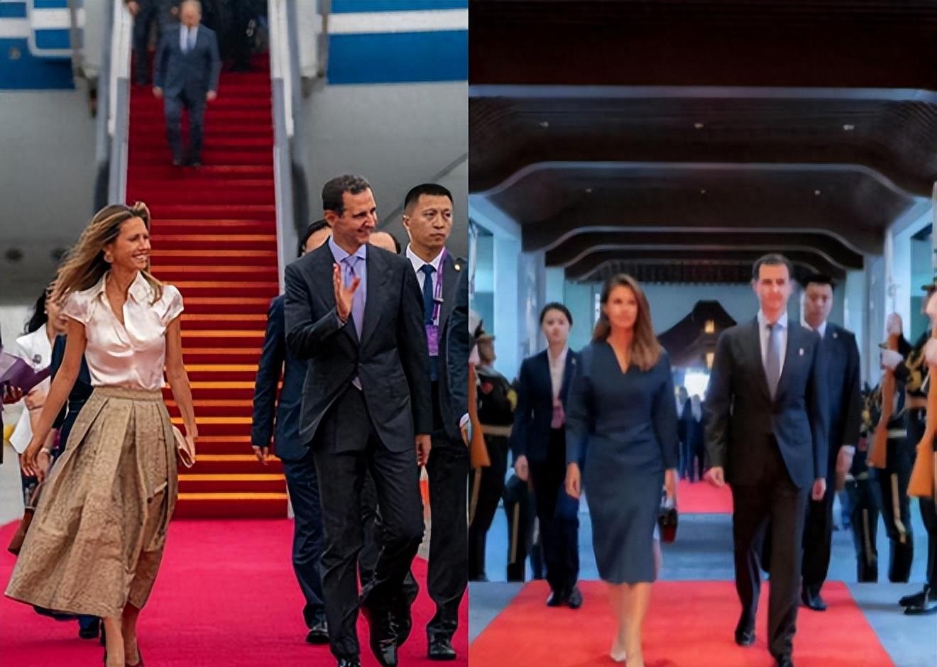 叙总统访华西方众怒！外媒称中国在违反美国法律，F35入侵叙首都