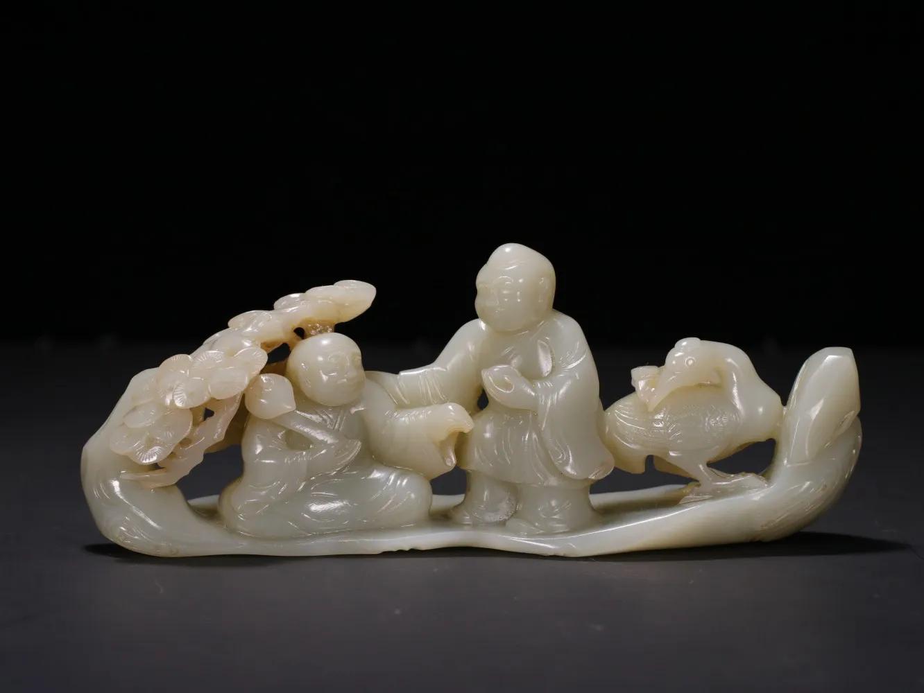 和田玉毛笔架,和田玉笔架视频大全