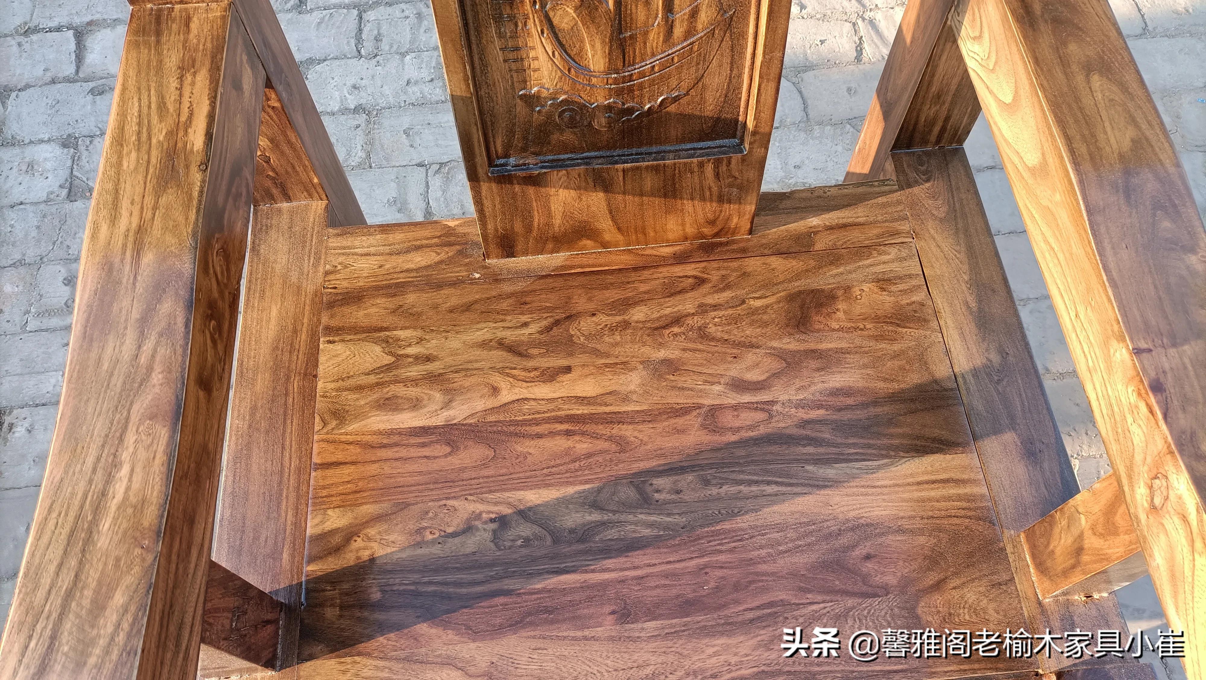 老榆木中式茶道桌价格,老榆木茶桌椅一体