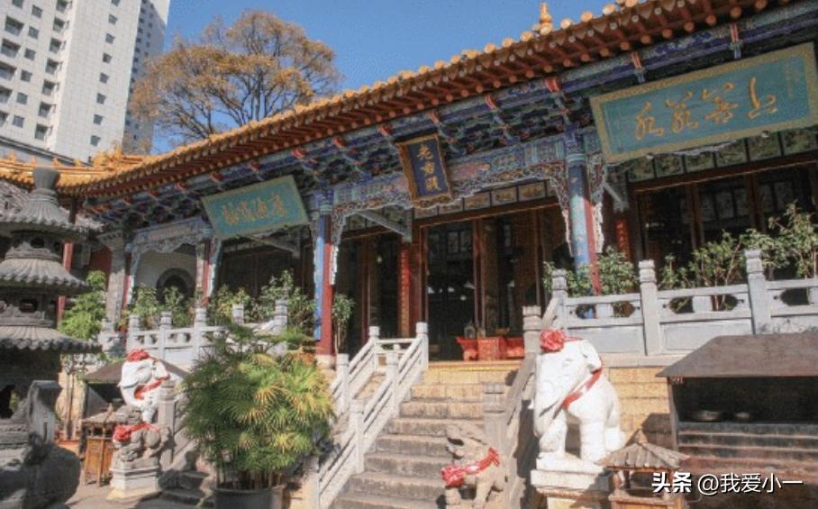 云南昆明古建筑群图,云南省昆明市官渡古镇古建筑