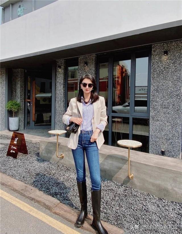 骑士靴显瘦轻快,骑士靴为什么穿起来显腿短