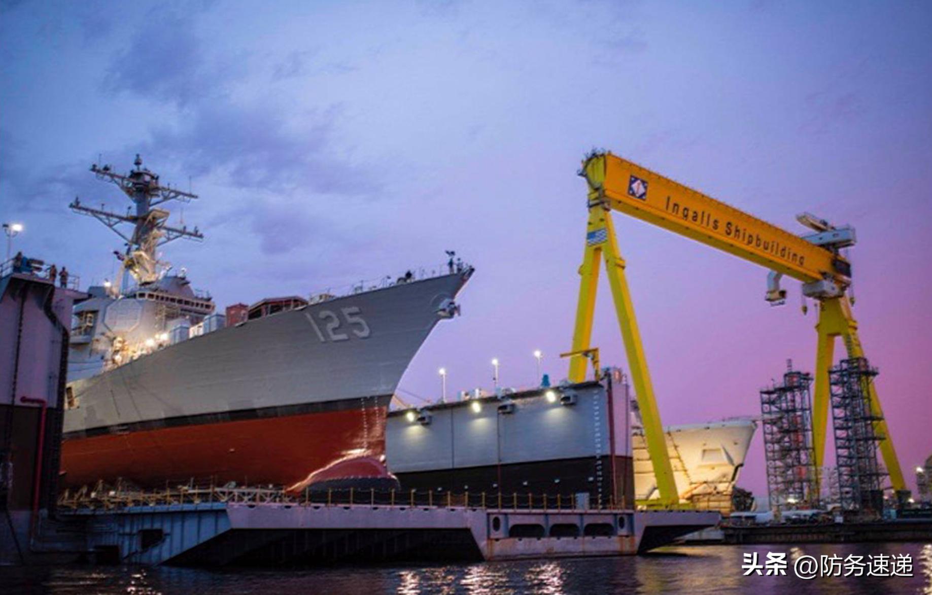 美国建造驱逐舰要多久,美国驱逐舰只造了几艘