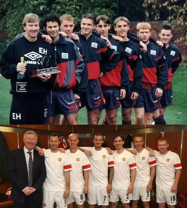 曼联92班高清图片,曼联92班纪念赛