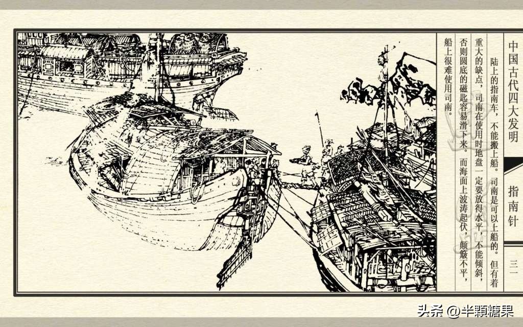 中国古代指南针简介,中国古代四大发明指南针选作