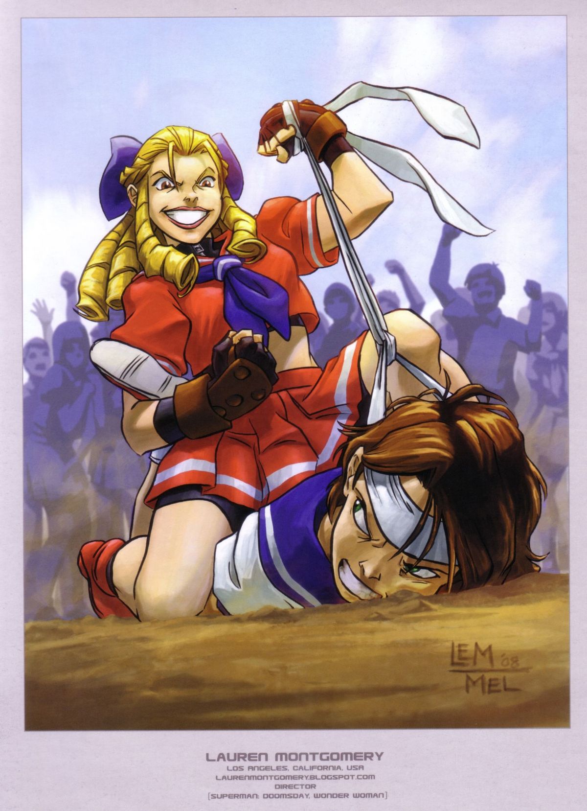 街霸6全插画,怀旧童年插画素材