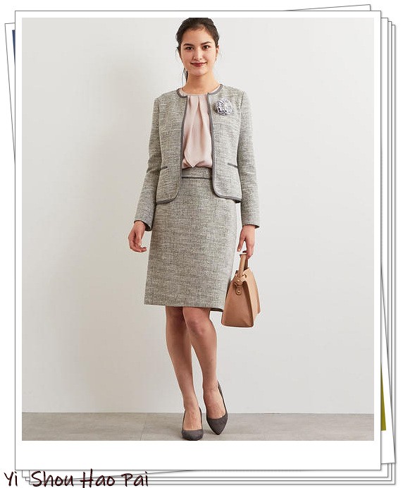 灰色半身裙如何穿搭图片,灰色半身裙高级感穿搭