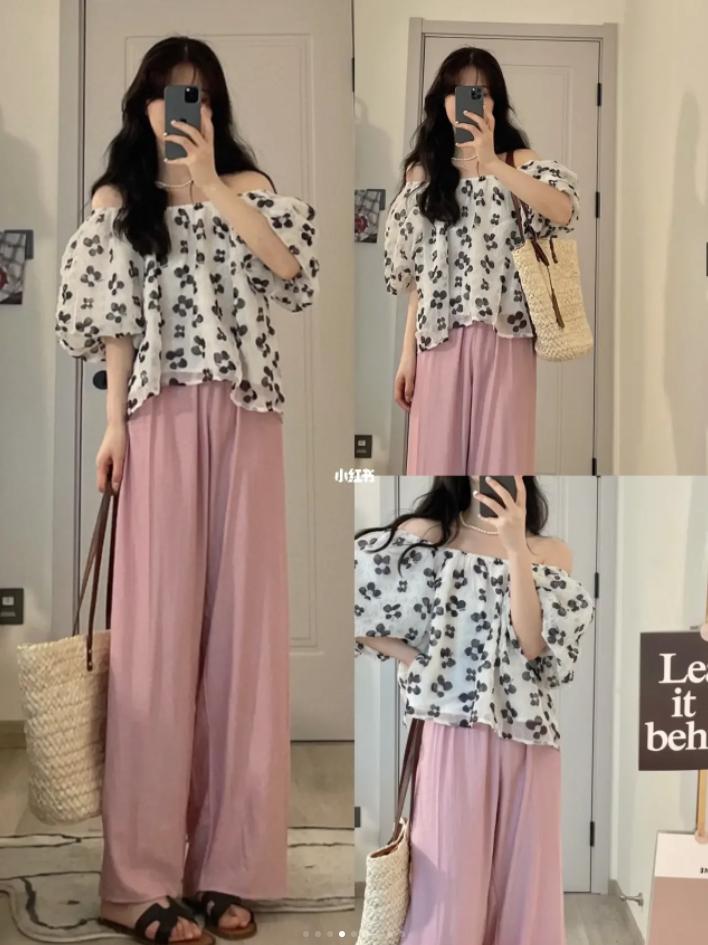 今夏流行温柔的奶杏裤洋气又显瘦,满大街都在穿的裤子