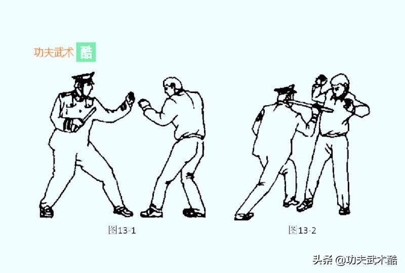 警棍盾牌搏击术讲解视频,警棍格斗式准备动作