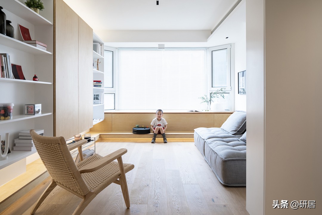 厨房改卧室,一卫变两卫,这套89平的装修,把每寸面积都用到点上