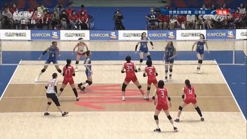 中国女排3-0击败日本回放亚运会,中国女排3-0大胜日本