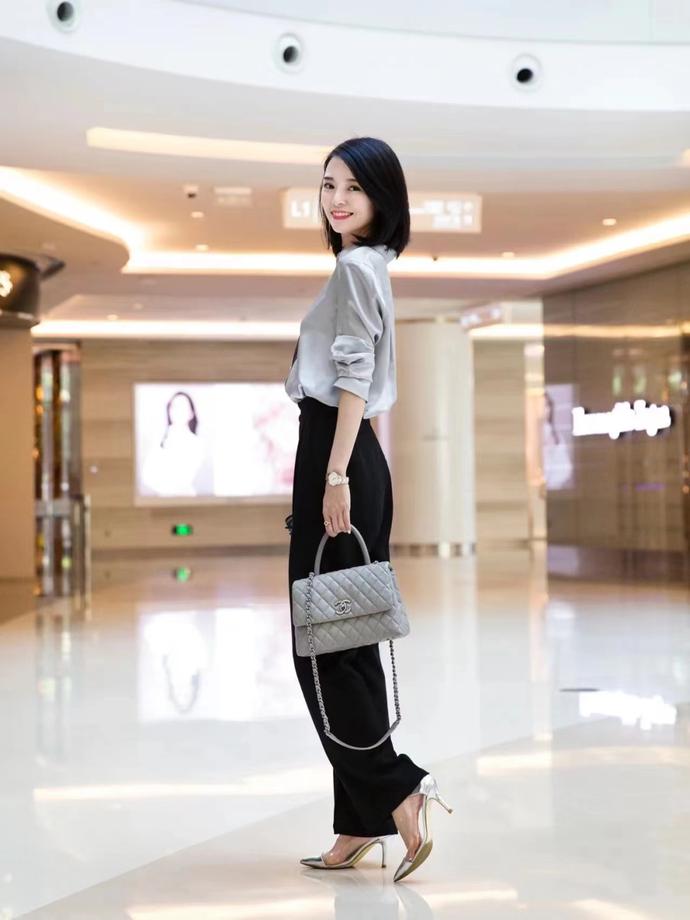 150小个子显高穿搭阔腿裤女,小个子如何选择阔腿裤显瘦显腿长