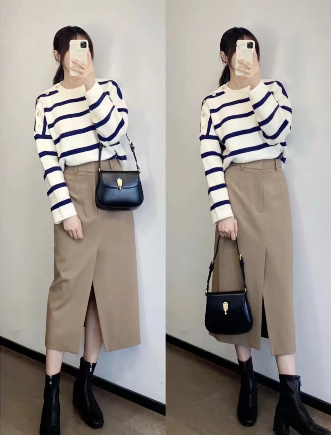 冬季穿搭女生韩系温柔套装,适合冬季15岁女生的时尚穿搭套装