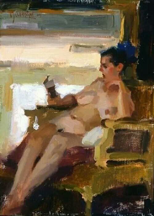 美国女画家珍妮弗,美国现代印象派女画家