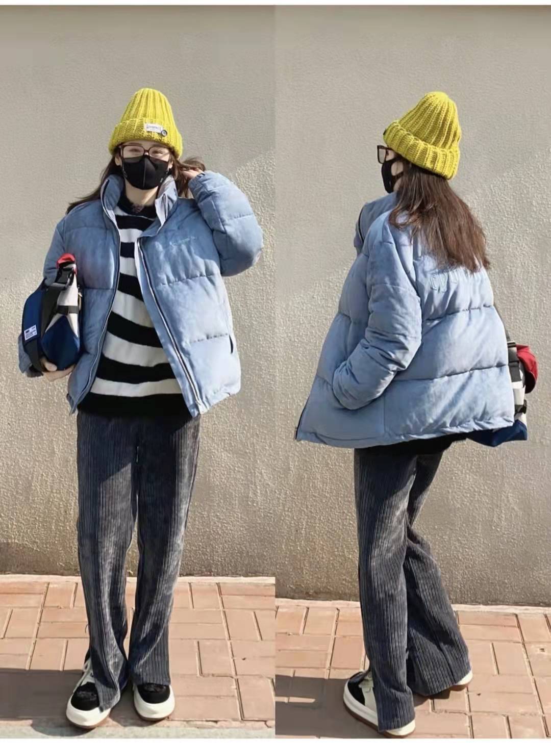 男士灯芯绒夹克配什么裤子,灯芯绒裤子配什么衣服好看女