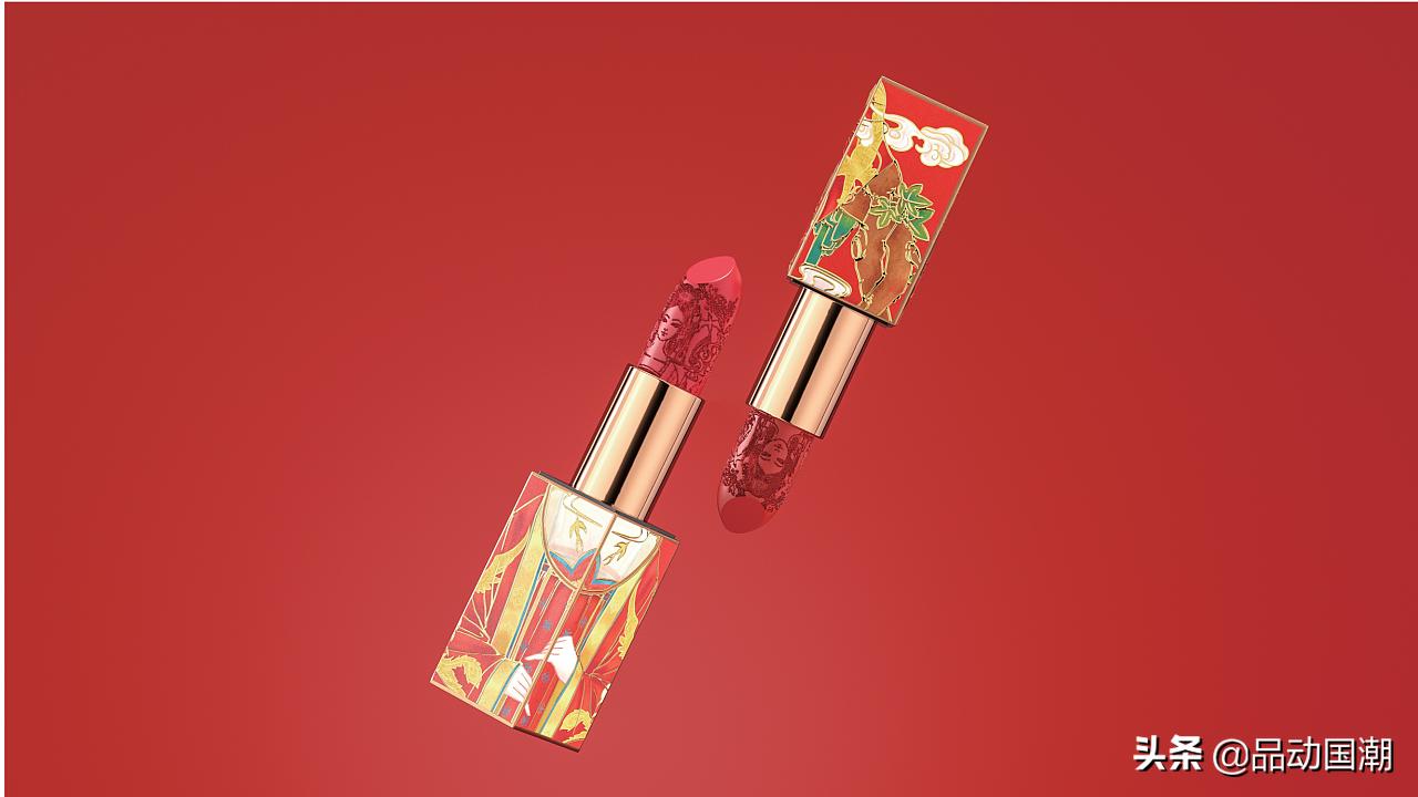 国潮美妆8件套,国潮风尚彩妆套7件套