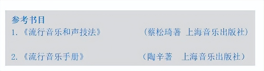 十一大音乐学院各专业参考书目汇总（22年资料）