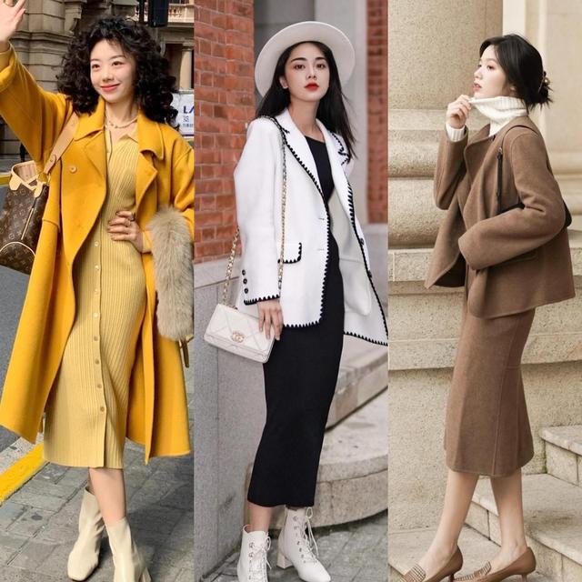 今年大火的“半身裙”，配对鞋子气质优雅，适合40+岁的女人