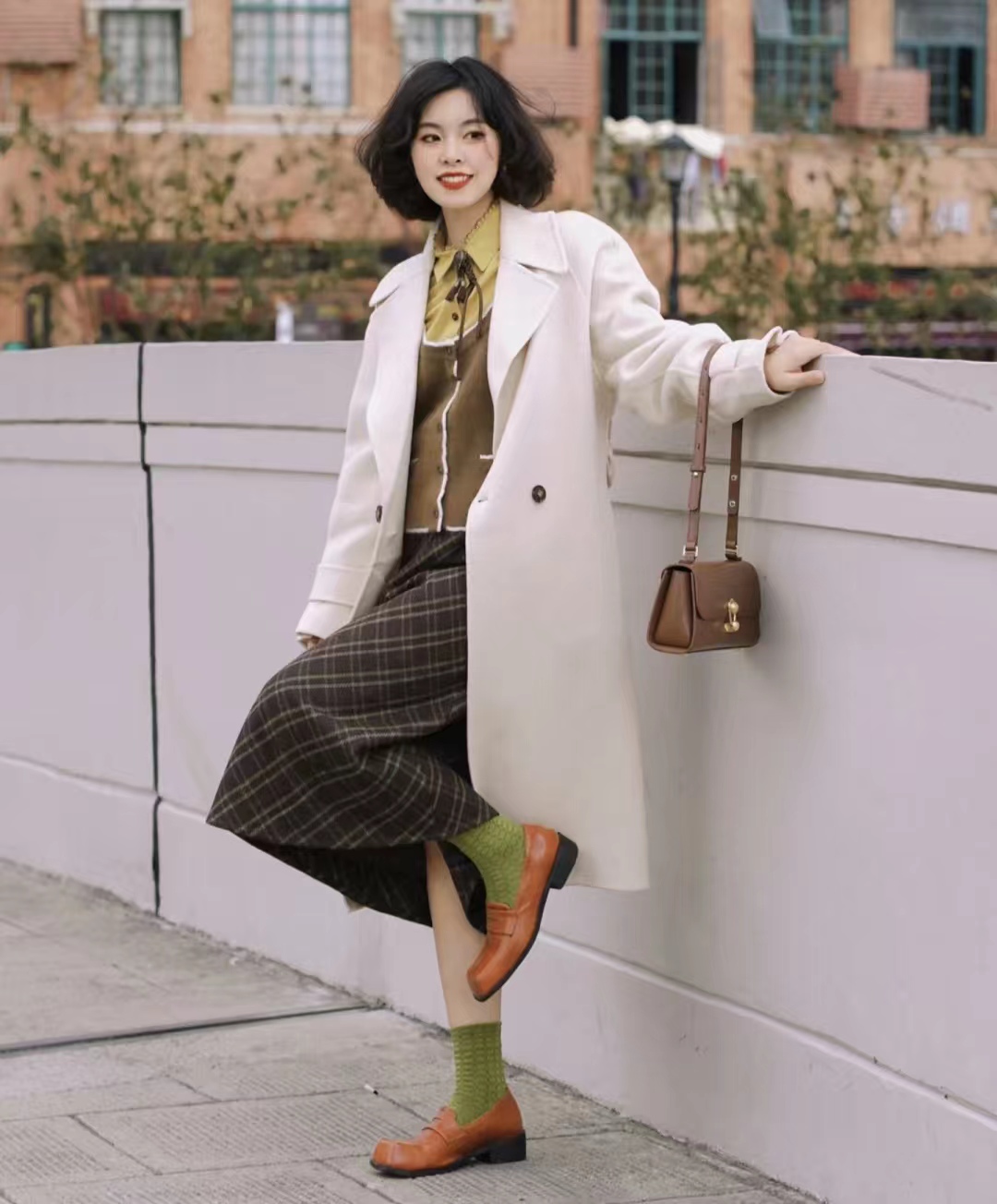 19套长款大衣内搭推荐,层次分明显高显瘦