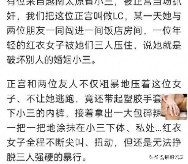 正宫抓小三,正宫当众反击小三