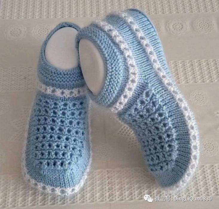 针织鞋子图案花样大全,针织鞋作品