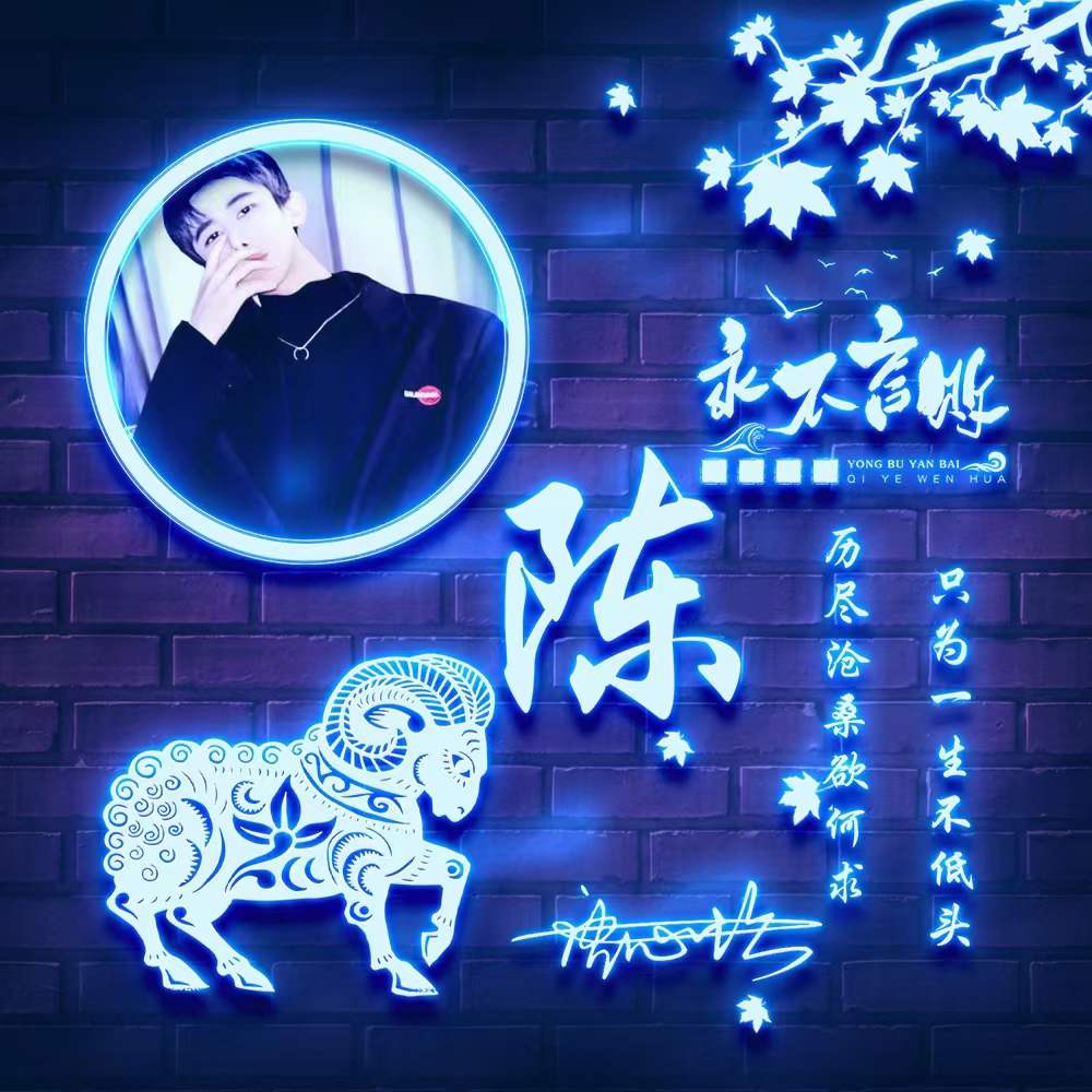 姓氏头像第386期，2023新款专属荧光个性签名头像，请查收