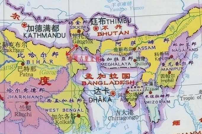 印度不丹西里古里走廊,印度西里古走廊