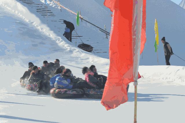冬日鞍山温泉,鞍山冬日温泉