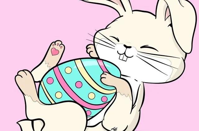 小兔子游泳儿童故事,可爱的小兔子游泳