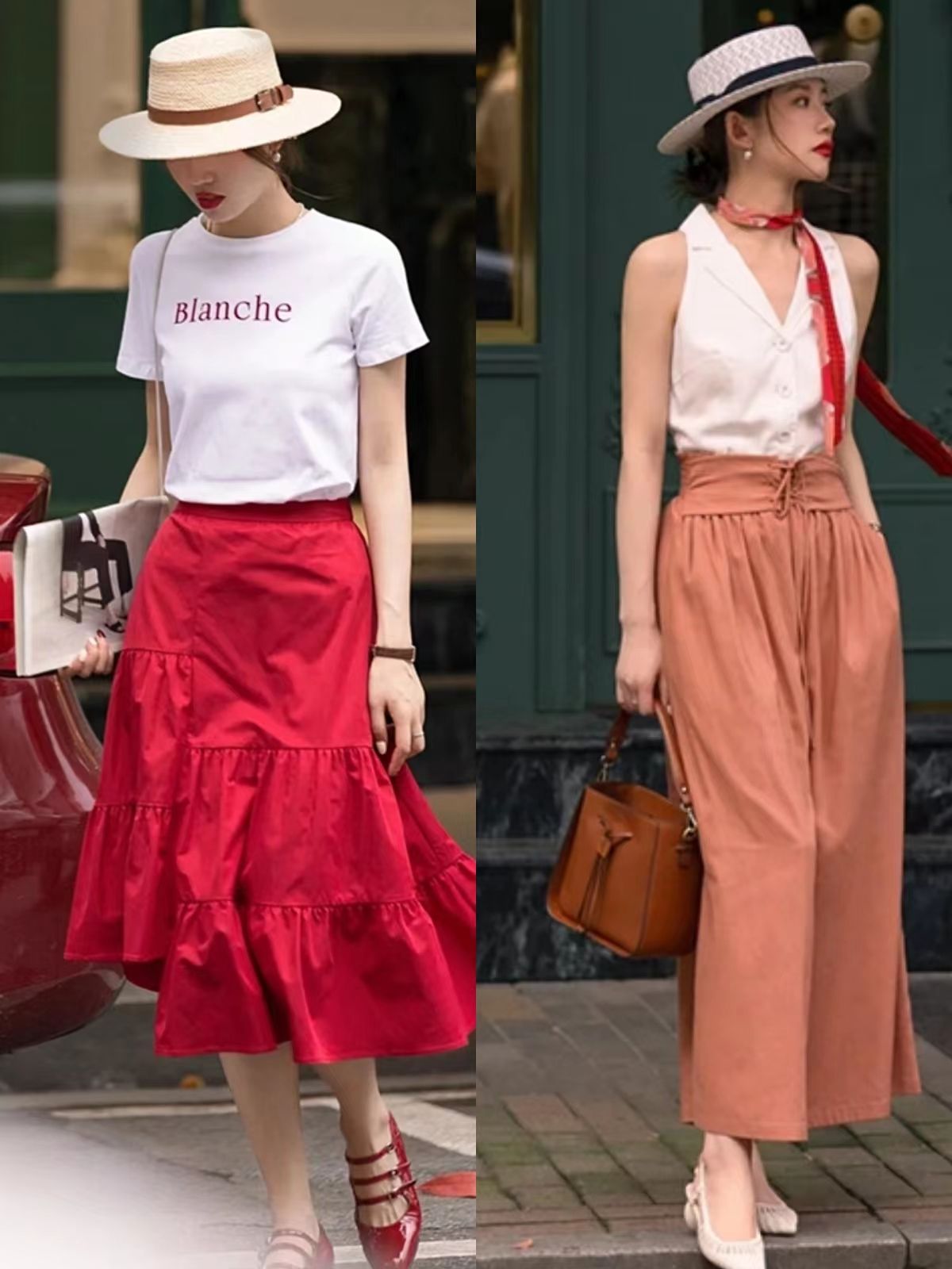 优雅女人帽子推荐,真正优雅的女人都选择连衣裙