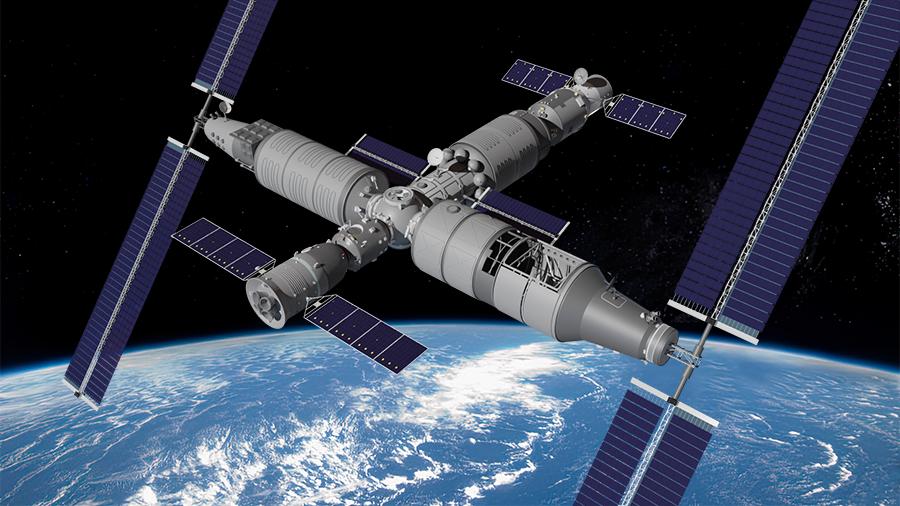 中国空间站14号和15号,中国空间站是90吨还是180吨